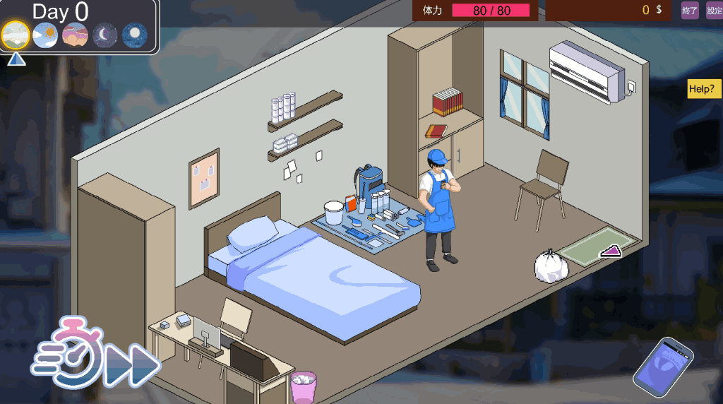 【PC/热门SLG】家政狂想曲v1.1 [机翻汉化版/像素/动态]【2.9G】-K游戏试玩中心