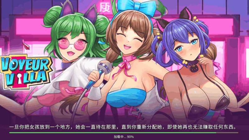 《后宫经理/Voyeur Villa – Harem Manager》PC中文版｜STEAM官中+动态CG+多结局｜1.1G硬盘空间-K游戏试玩中心